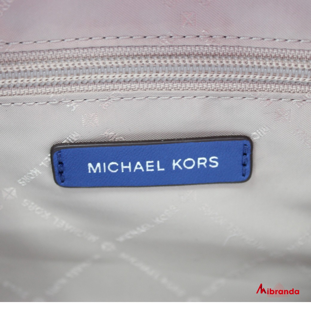 Bolso de hombro Kathy, de Michael Kors, tamaño mediano, piel cobalto