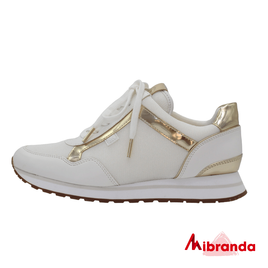 Sneakers MADDY TRAINERS, white/gold, de Michael Kors