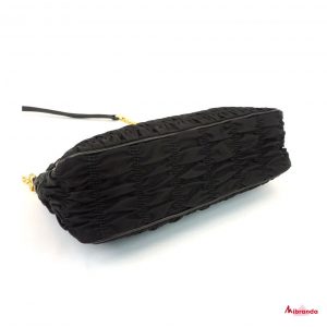 Bolso bandolera Tessuto Gaufre, nero, de Prada