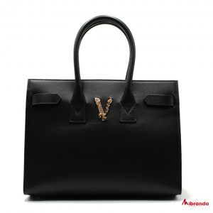Bolso de mano negro, de Versace