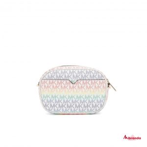 Bolso bandolera oval, rainbow, de Michael Kors.