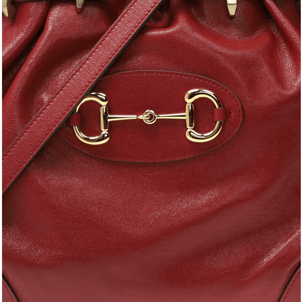 Bolso de hombro 1955 Horsebit, burdeos, de Gucci