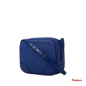 Bolso bandolera Micro GG, azul, de Gucci