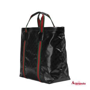 Bolso tote negro mediano GG Crystal, de Gucci.