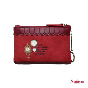 Monedero con Cremallera Tick Tock Clock Shop, de Vendula London