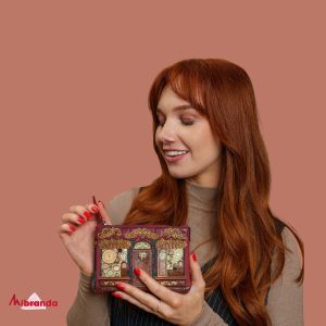 Monedero con Cremallera Tick Tock Clock Shop, de Vendula London