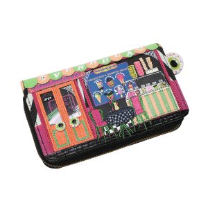 Cartera mediana con cremallera I-Scream, de Vendula London