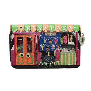 Cartera mediana con cremallera I-Scream, de Vendula London