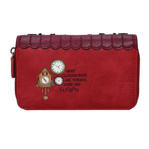 Cartera con Cremallera Tick Tock Clock Shop, de Vendula London