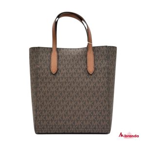 Bolso Tote Vincent S/M, brown con logo, de Michael Kors