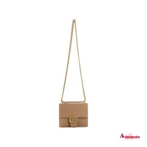 Bolso de hombro Marmont, beige, de Gucci