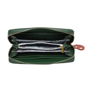 Cartera grande con cremallera New York City Cats&Corgis, de Vendula London.