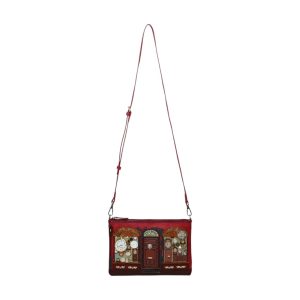 Bolso Clutch Tick Tock Shop, de Vendula London (con reloj que funciona con pila)