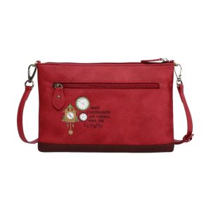 Bolso Clutch Tick Tock Shop, de Vendula London (con reloj que funciona con pila)