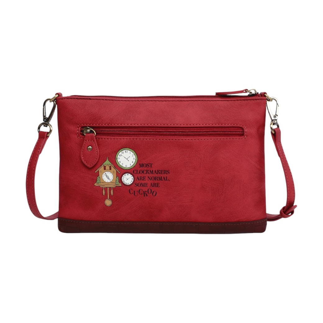 Bolso Clutch Tick Tock Shop, de Vendula London (con reloj que funciona con pila)