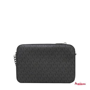 Bandolera Jet Set Item, black, con logo, de Michael Kors.