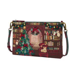 Bolso Clutch Vendula Christmas Library, de Vendula London.