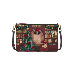 Bolso Clutch Vendula Christmas Library, de Vendula London.