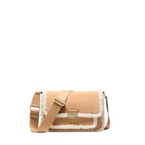 Bolso de hombro Messenger Bradshaw, colo peanut, de Michael Kors.