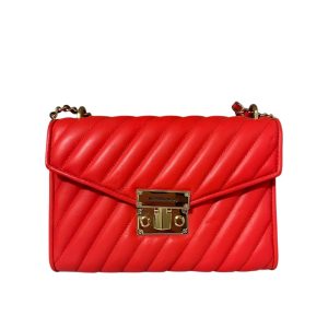 Bolso de hombro Rose, sangría, de Michael Kors.