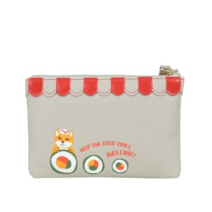 Monedero con cremallera Sushi, de Vendula London