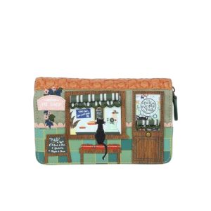 Cartera con cremallera Pie Shop, de Vendula London