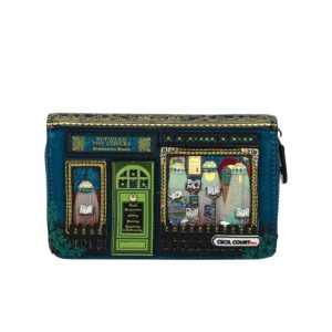 Cartera con cremallera Between the Covers Bookbinders, de Vendula London.