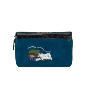 Cartera con cremallera Between the Covers Bookbinders, de Vendula London.